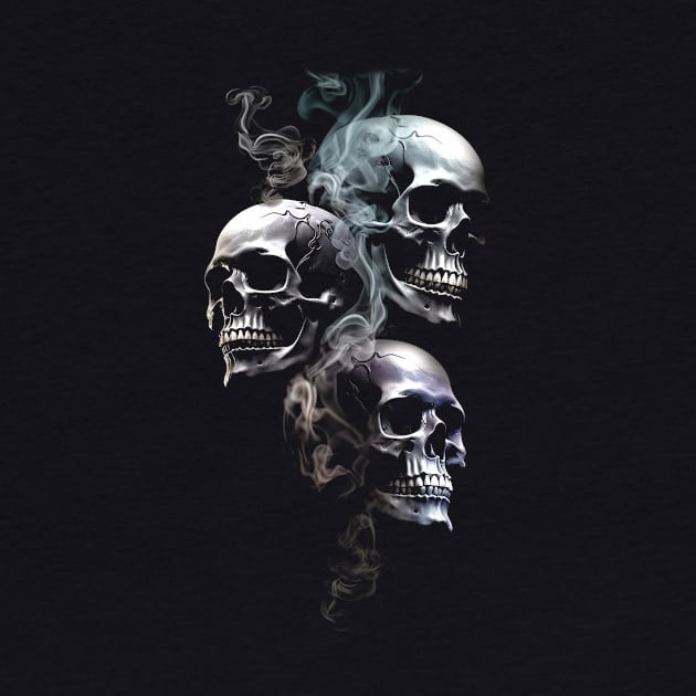 Smoke Skull by Gadsengarland.Art